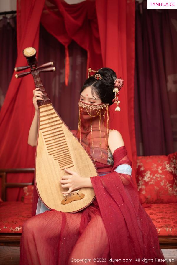 陈若依 抖娘利世 [XiuRen]高清写真图 2023.01.18 No.6154 利世 古装美腿第3张图片